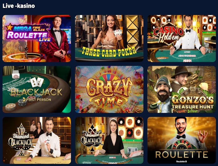 Lunarspins live casinon peliaula
