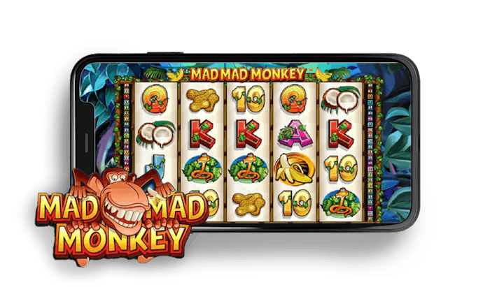 Apina on aivan yhtä hullu myös Mad Mad Monkey mobiili -versiossa