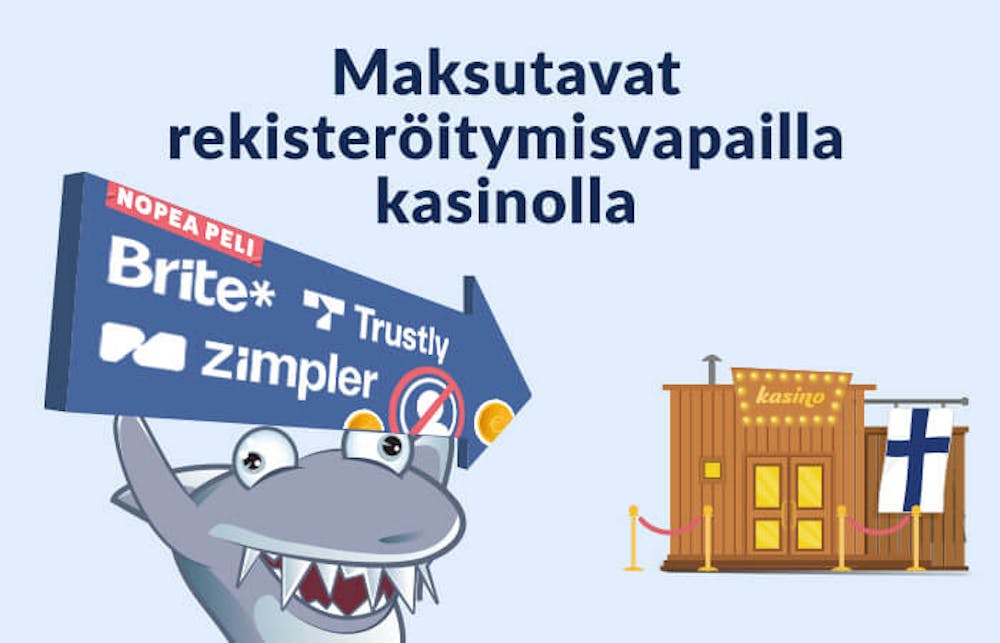 Maksutavat rekisteröitymisvapailla kasinoilla ja Trustly, Zimpler, Brite, Euteller