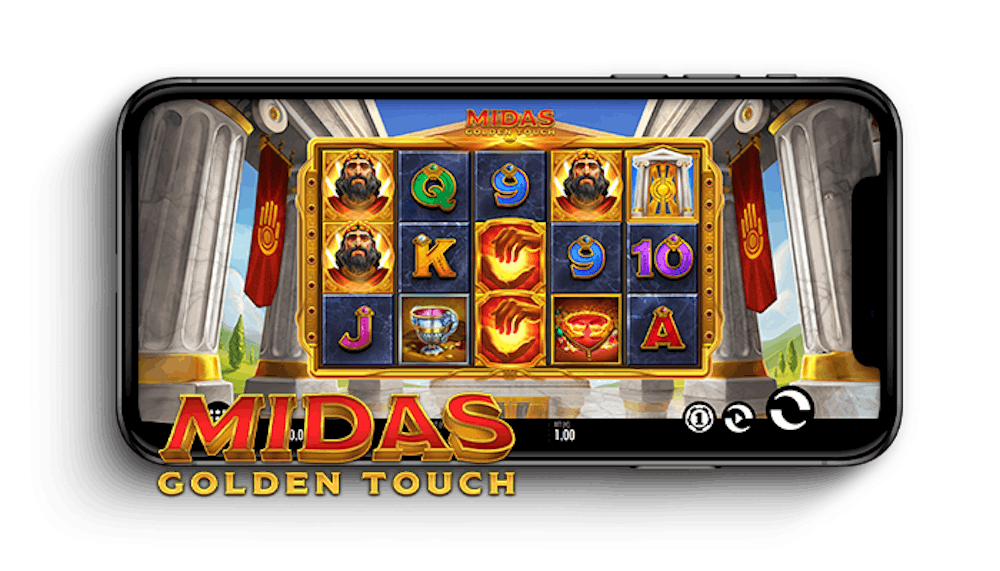 Midas Golden Touch puhelimella