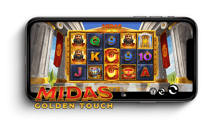 Midas Golden Touch puhelimella