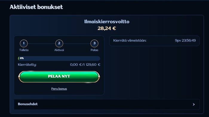 Ilmaiskierrosten kierrätysvaatimus on kaikkiaan 129,60 euroa.