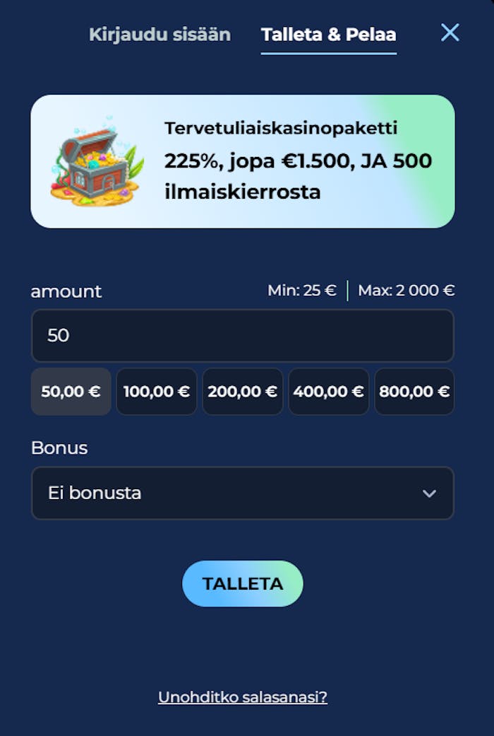 Nopea verkkopankkitunnistautuminen takaa nopeat pelihetket Moana Casinolla.