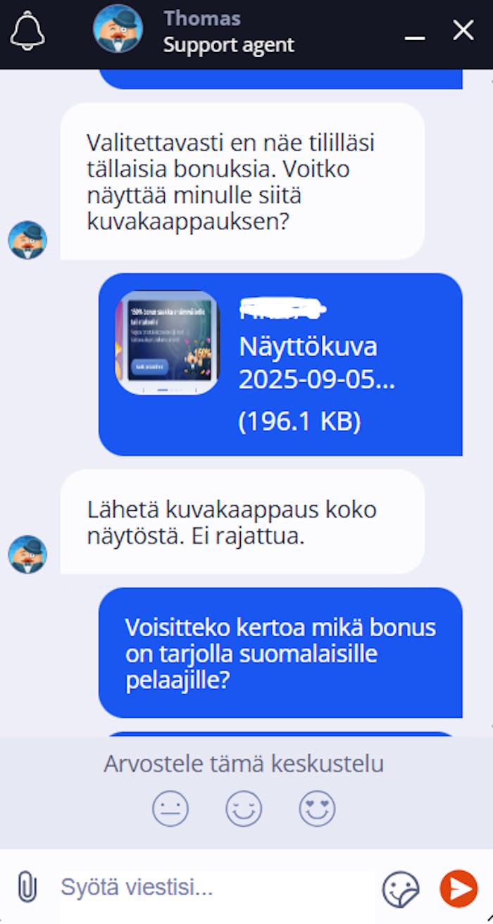 MrBet asiakaspalvelu