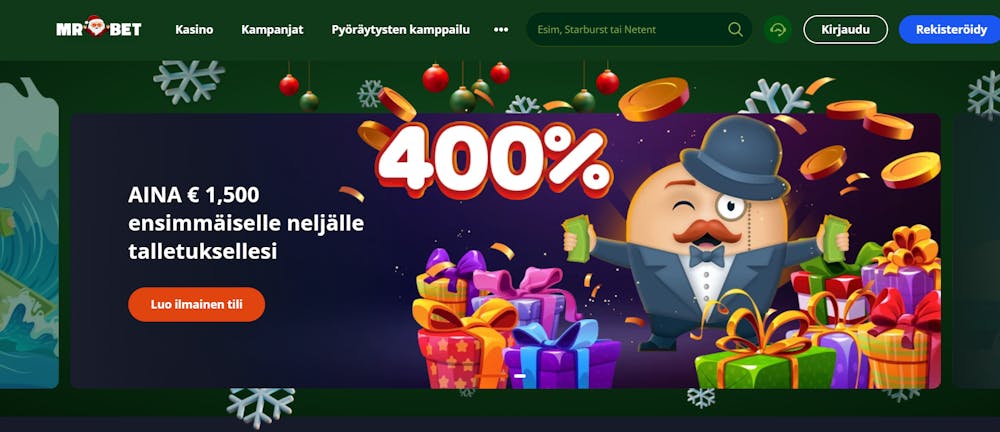 MrBet tervetulobonus