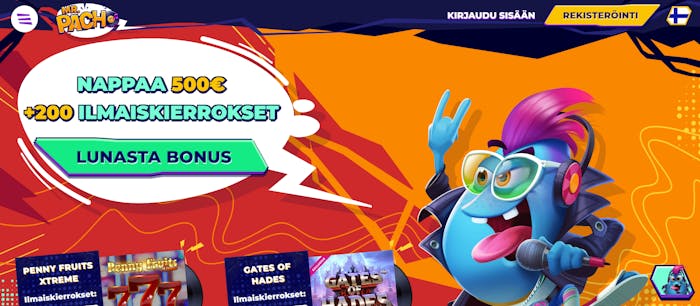 MrPachon tervetulotarjous