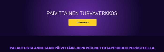 Muhkee kasinon päivittäinen cashback-tarjous.