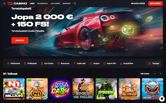 N1 Casinon etusivu