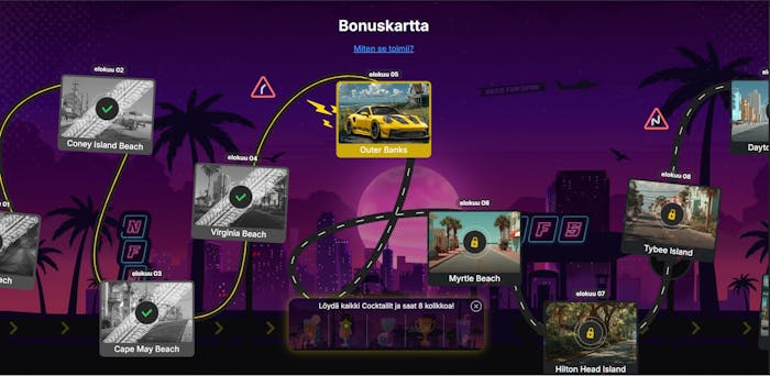Need for Spin Casino bonuskartta kanta-asiakasohjelma.