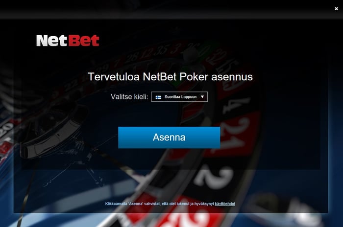 Netbet pokeri ohjelma asennetaan omalle tietokoneelle tai mobiililaitteelle.