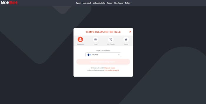 netbet rekisteröityminen on helppoa ja nopeaa