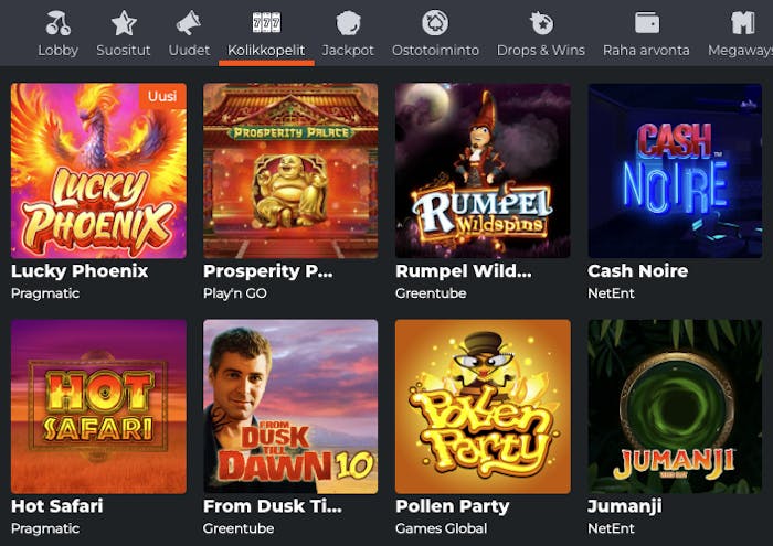 Pelaa hauskoja kolikkopelej? Ninja Casinolla