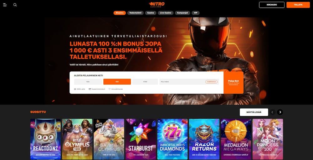 nitro casino Etusivu