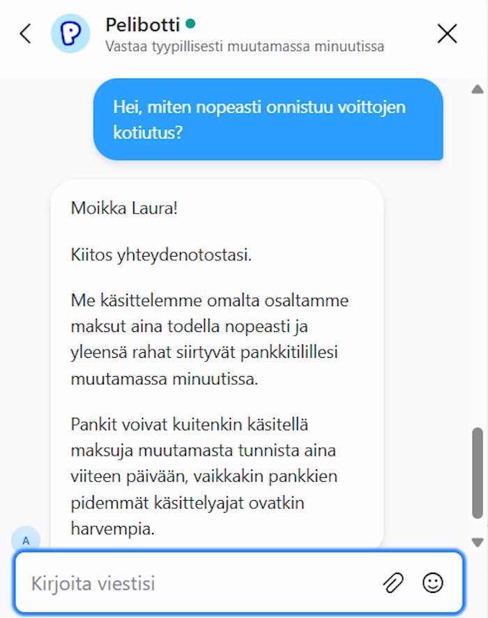 Pelaa Nyt Casino asiakaspalvelu