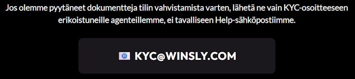 Winsly KYC