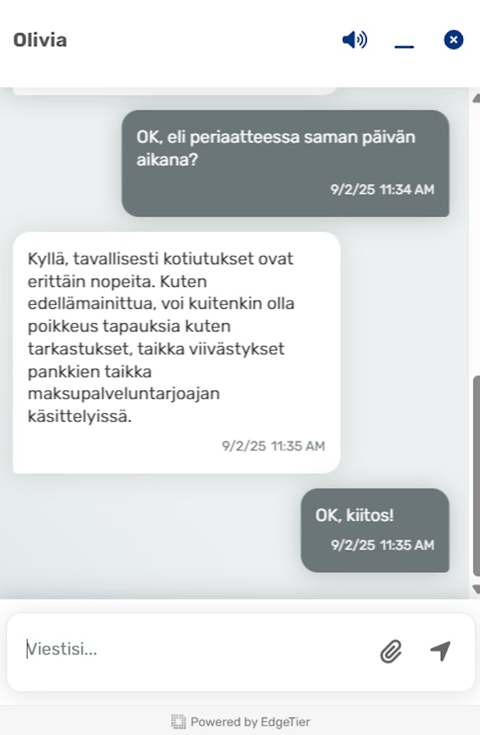 Simppeli chat asiakaspalvelu