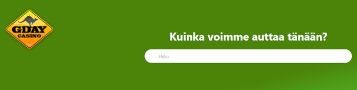 GDay asiakaspalvelu