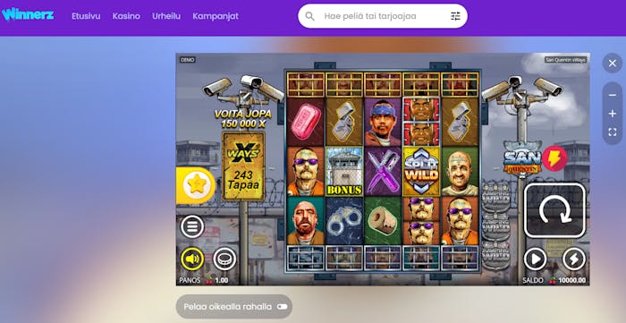 Winnerz demoversio