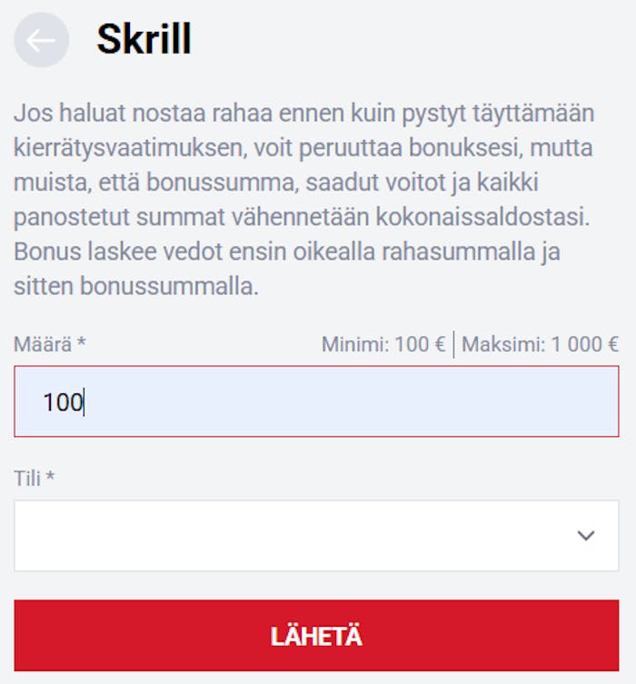 Bet N Flix kotiutus