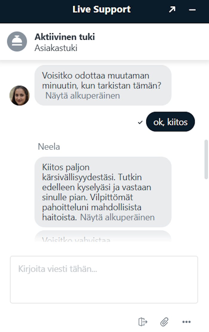Monsterwin asiakaspalvelu
