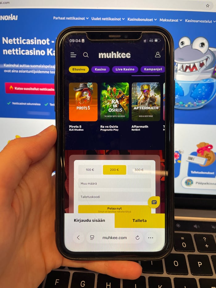 Muhkee Kasino iPhonella