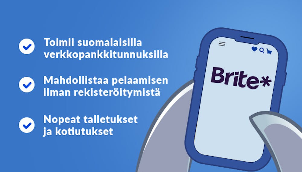 Brite-kasinoiden hyviä puolia listattuna