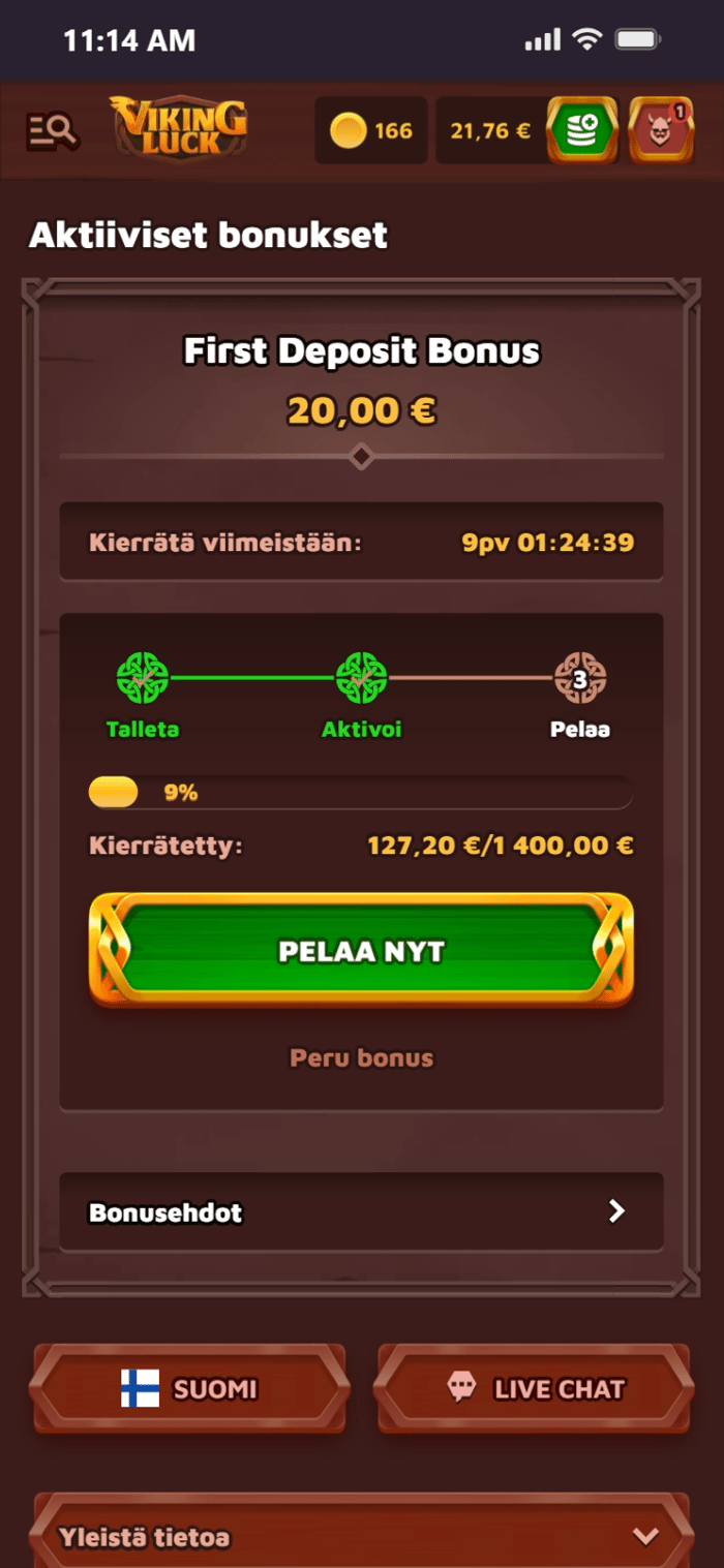 Kierrätyksen eteneminen 9 prosenttiin.