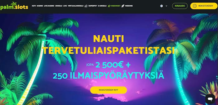 Palm Slots Casinon etusivu