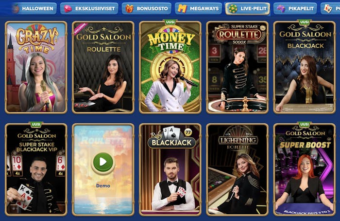 Pandidolla on pelattavissa muun muassa Crazy Times