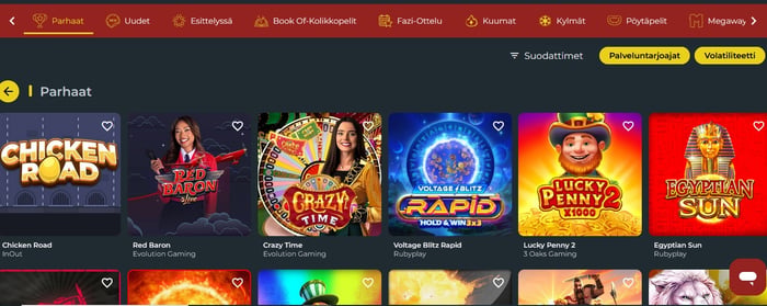 777Vault peleihin kuuluu loistavia vaihtoehtoja kuten Crazy Time