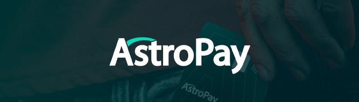 AstroPay-maksutavan logo, joka tarjoaa turvalliset ja nopeat rahansiirrot nettilompakolla. 