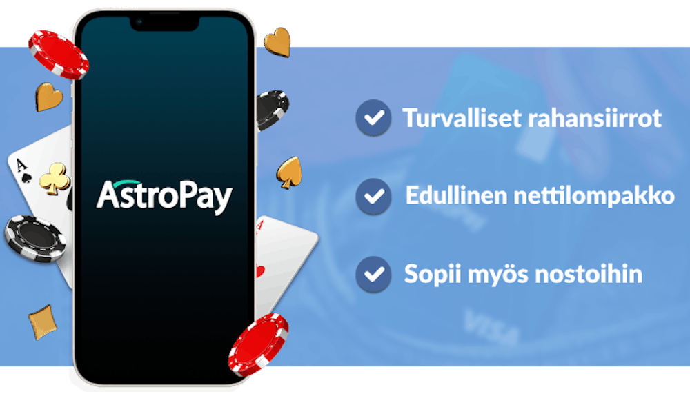 AstroPayn hyvät puolet