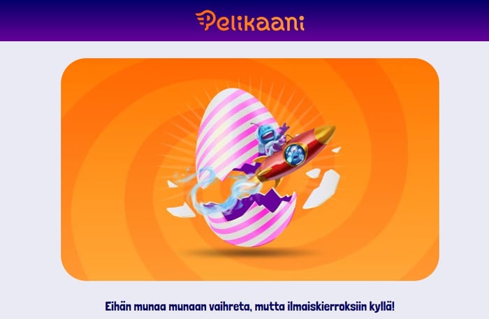 Pelikaani kasinolla aktiivisuudesta kertyneet pesämunat vaihtuvat ilmaiskierroksiin.