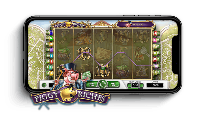 Piggy Riches mobiilissa 