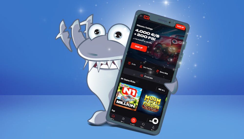 Kasinohai kehuu N1 Interactive -kasinoiden mobiilipelikokemusta