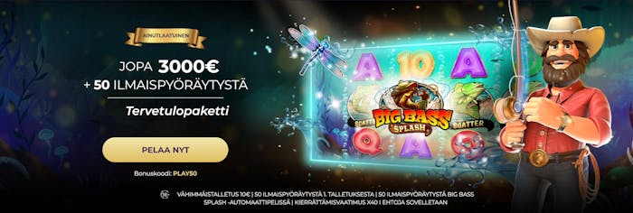 Bonusten suhteen PlayOro on avokätinen.