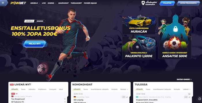 powbet casino etusivu