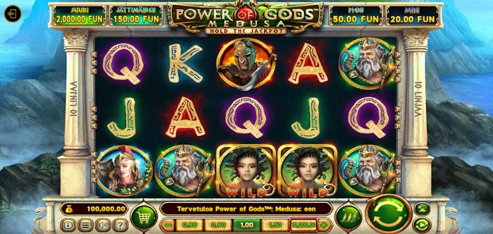 Power of Gods Medusa: Tiedot ja yksityiskohdat logo