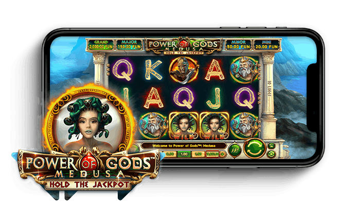 Power of Gods Medusa kolikkopeli mobiilissa