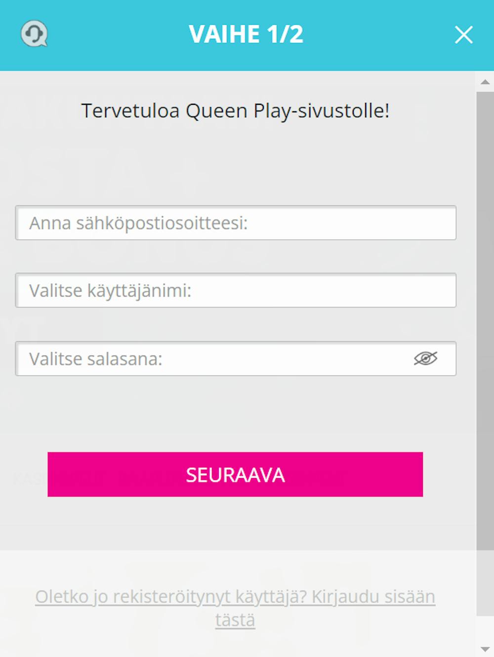 queenplayn login