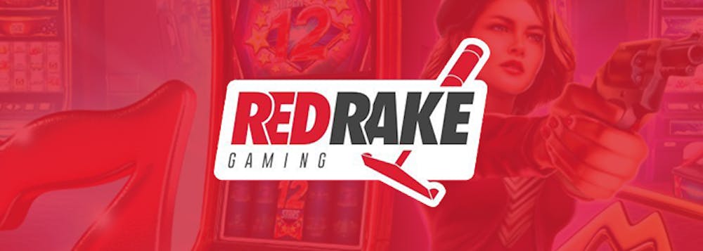 Res Rake Gaming logo punaisella taustalla.