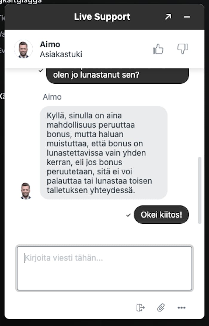 Revolution Casinon asiakaspalvelija vastaa nopeasti ja yst?v?llisesti