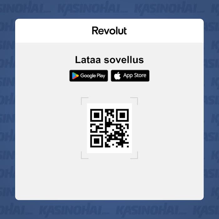 Siirry Revolutin kotisivuille ja skannaa QR-koodi