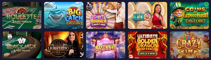 Rizzion pelivalikoima sisältää 14 000 nimikettä.