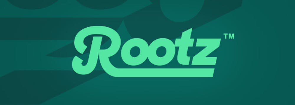 Rootz Ltd:n logo, joka on suomalaisten luoma kasinoalusta.