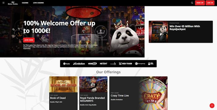 Royal Panda Casino Etusivu