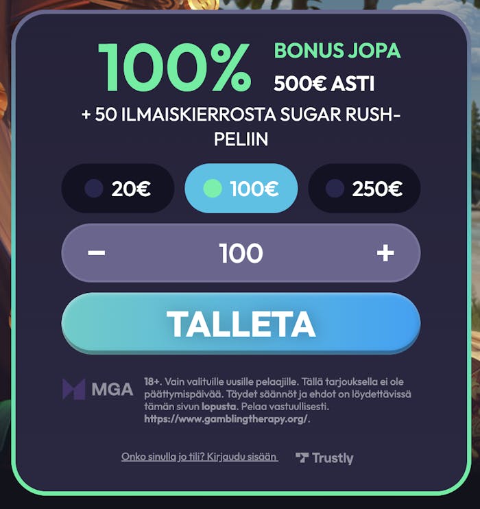 Saletti rekisteröityminen on näppärää ja nopeaa