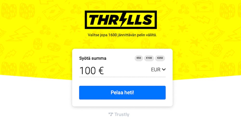 Thrills Talletuksen Teko