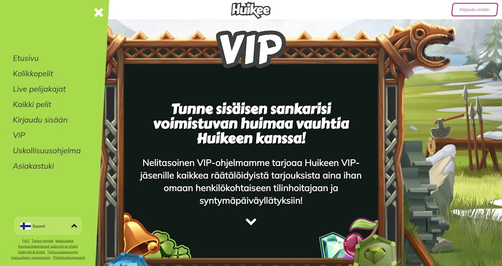 Huikee Casinon VIP Ohjelma