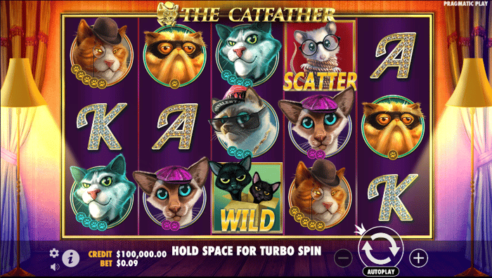 Catfather Pragmatic Play slot reels